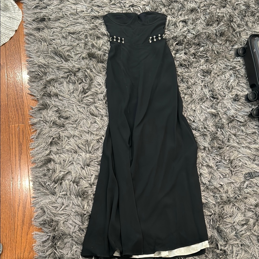 Jonathan simkhai  Black Strapless Evening Gown